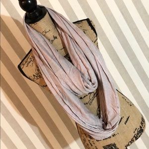 LOFT purple silver sparkle infinity scarf